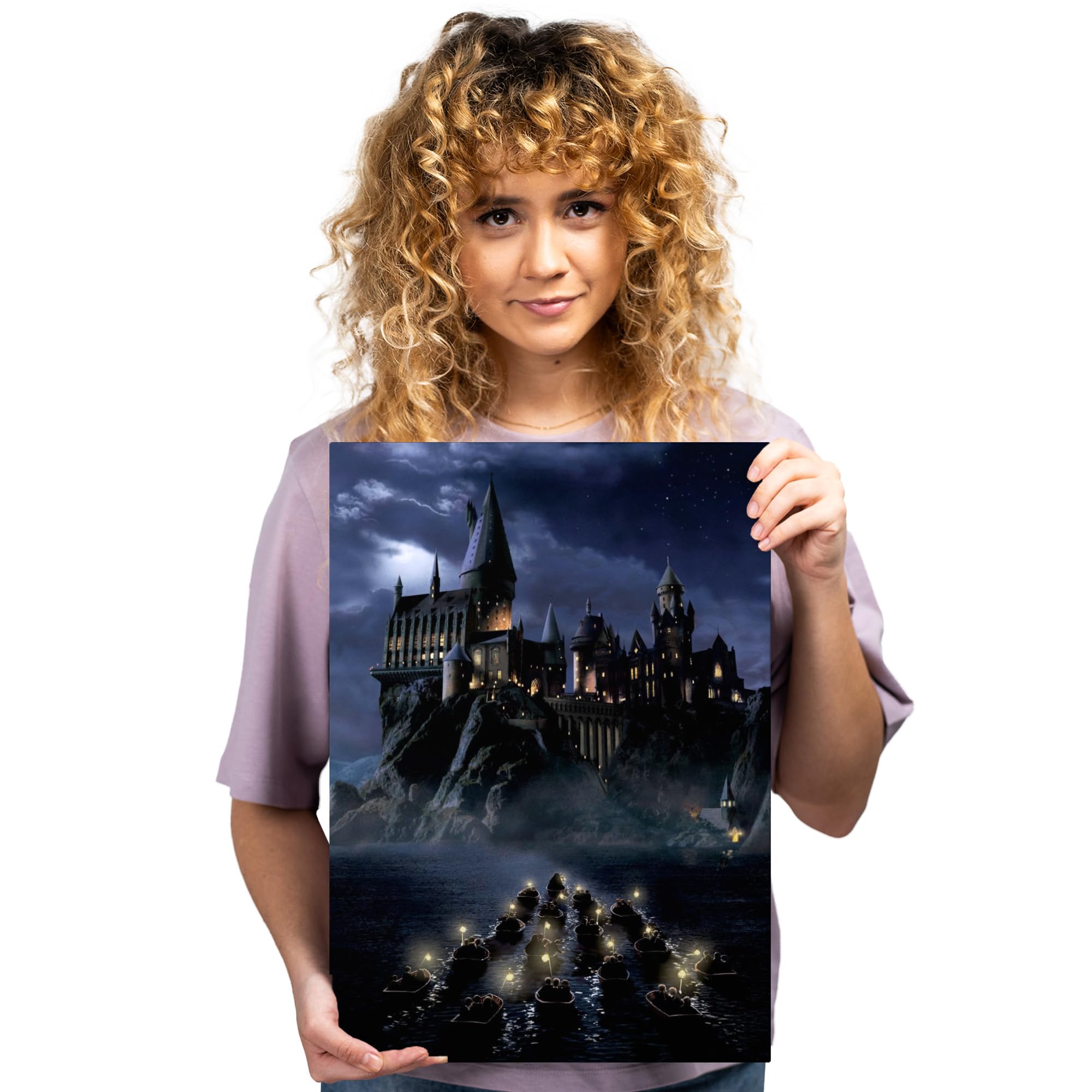 Displate ハリーポッター　ホグワーツ　メタルポスター Amazon.com: Displate Metal Poster - Harry Potter - Wizarding